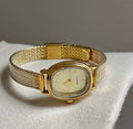 Woman’s Oval Wheat -Link Bracelet Quartz Watch