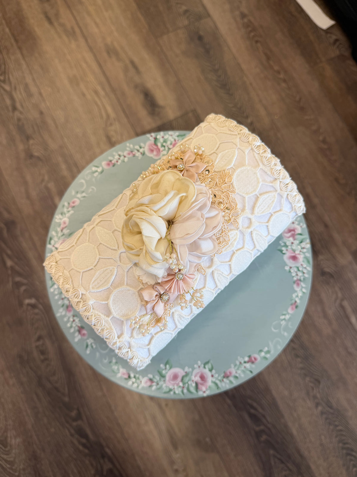 Girls Floral Wooden Keepsake Box