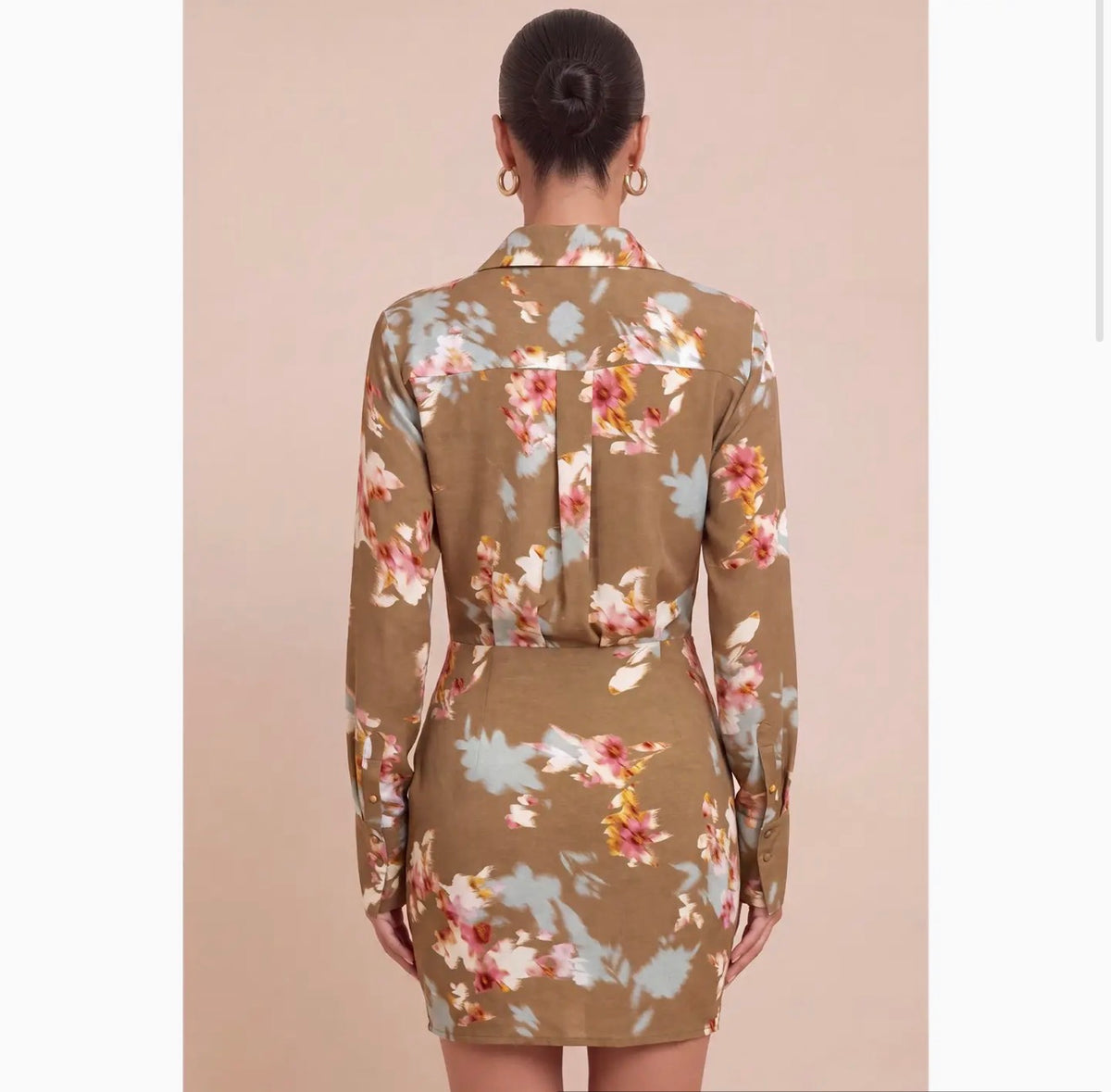 Fall Florals Shirtdress