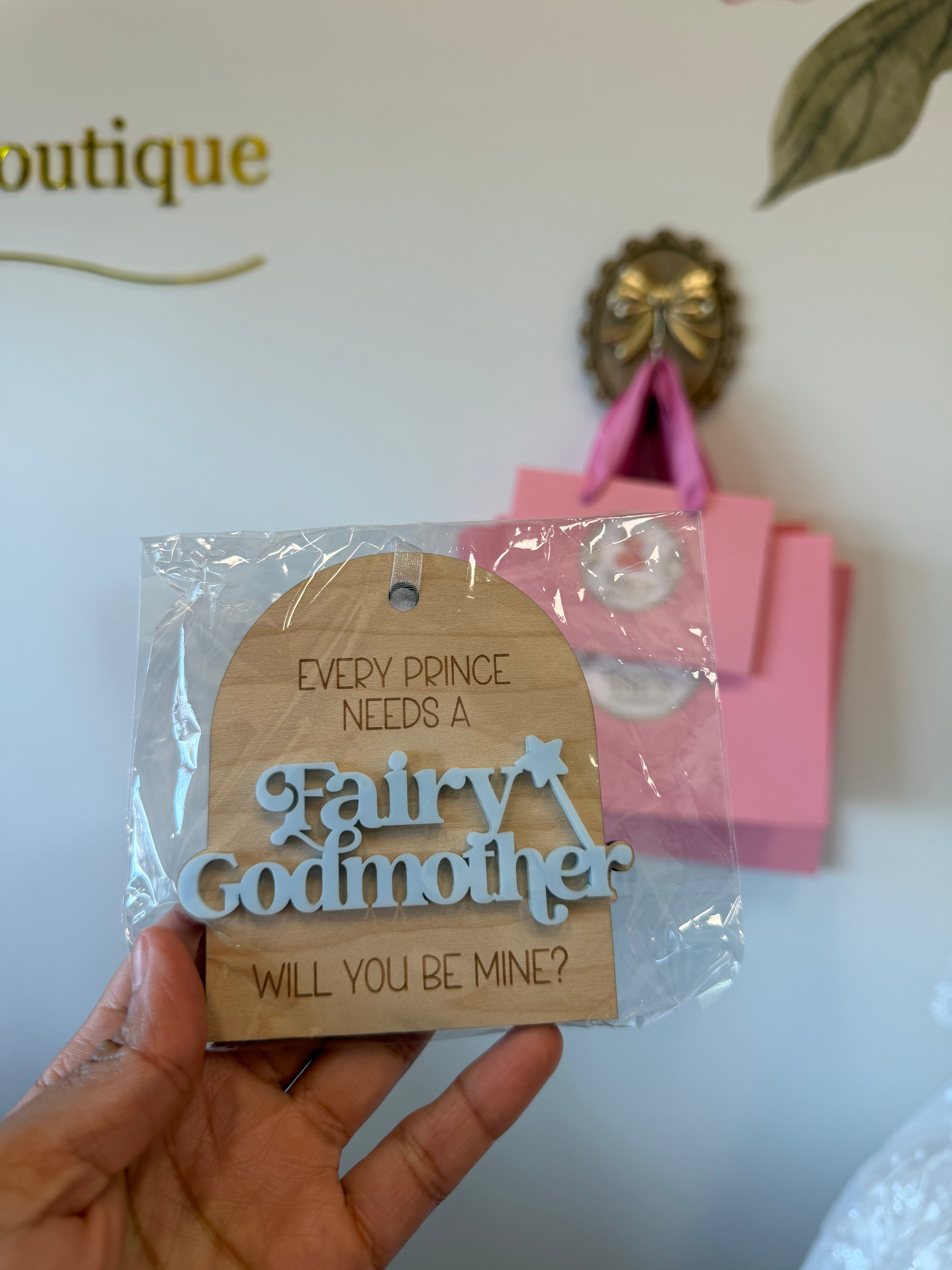 Fairy GodMother Wooden Sign