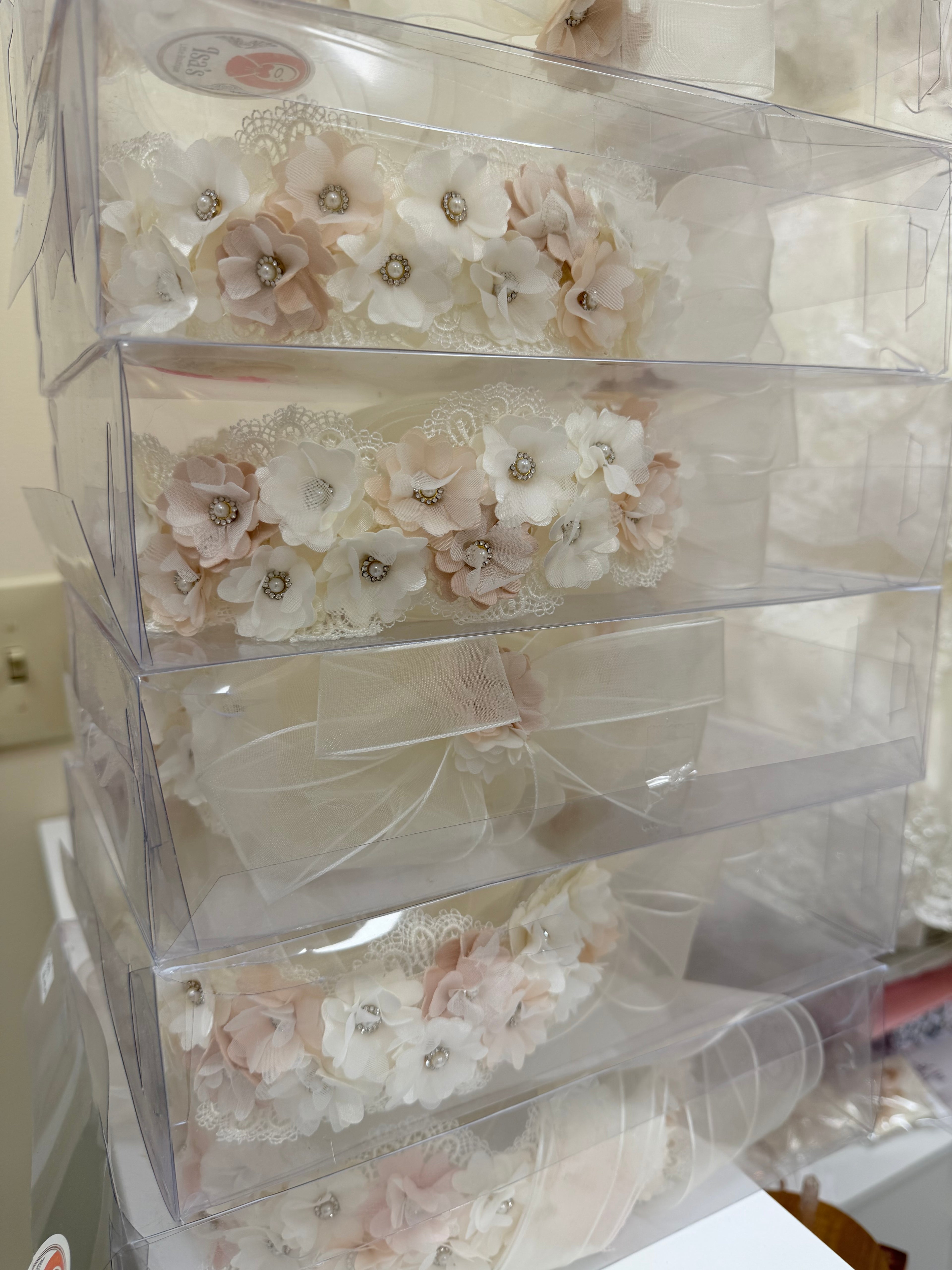 Rosy Floral Crown